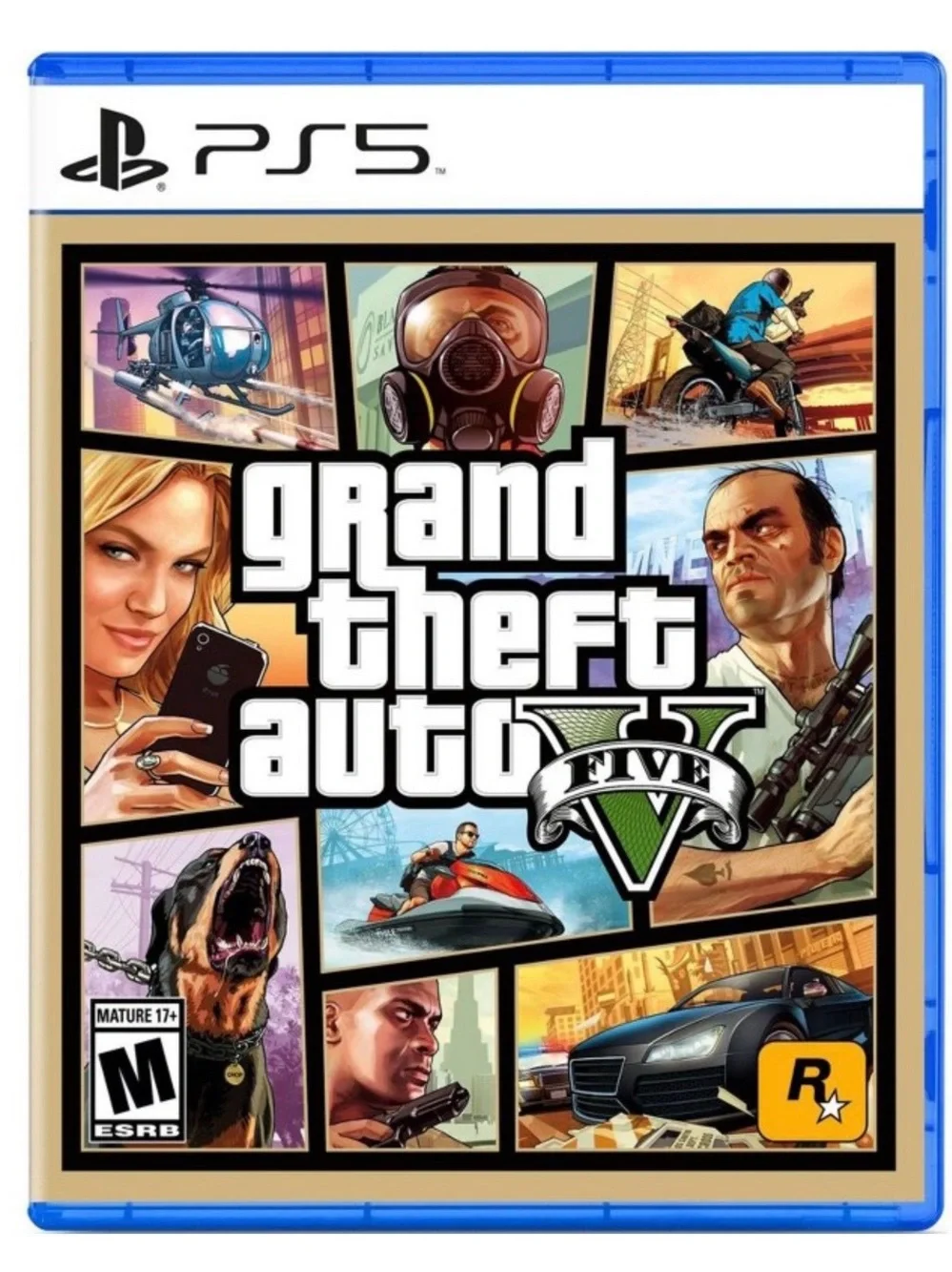 Sony PS5 Grand Theft Auto V - Blue Case